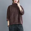 Chaquetas holgadas para mujer, abrigo de pana de otoño invierno para mujer, abrigo de una botonadura para mujer, chaqueta Vintage holgada informal de dos bolsillos de Color sólido para mujer