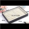 & Drop Delivery 2021 Tray Sponge Holder Jewelry Packaging Display Stand Button Detachable Stick Ring Jewellery Boxes Gift Box 4Poka