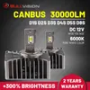 30000lm D2S D2S D5S زينون مصباح D4S D1S Canbus LED المصابيح الأمامية HID 12V eror الحرة D3S D8S اللعب والتوصيل كيت 6000K الجليد المصابيح CSP 70W