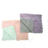 NEWWholesale Reusable Microfiber Cleaning Cloth Super Absorbent Dish Towel Home Kitchen Oil and Dust Clean Wipe Rag RRF12052