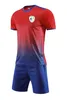 Slovenien National Men's Kids Leisure Home Kits Tracksuits Men snabbt-torr kort ärm Sporttröja utomhus sport T-skjortor topp shorts