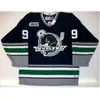 Custom 009 Youth Femmes Vintage # 9 Tyler Seguin Plymouth Baleau de Jersey Vintage Hockey Taille S-5XL