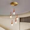 Подвесные лампы Современная крытая освещение люстры гостиная светодиодные лампы