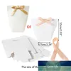 Gift Wrap 25Pcs Black Or White With Bow Ribbon Paper Candy Cake Bag Wedding Favor Party Decor Small U90A1 Factory price expert design Quality Latest Style Original