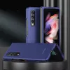 Модное покрытие Красочные Складные ПК Жесткий Сотовый Телефон Чехлы для Samsung Galaxy Z Fold 3 Z Flip 3 Сотовый телефон Задняя крышка