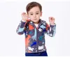 Baby Autumn Clothes Long Sleeved Cartoon Fleece Jacket 2t-6t Children Winter Warm Tops Boys Girls Sweater Outfit 211011