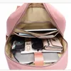 Weibliche rosa Rucksack Frauen Laptop Rucksack 14 15 Zoll Frau wasserdichte Bagpack Schultaschen für Teenager Mädchen Frauen Rucksack 210929