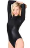 Costume de Catsuit court en Lycra Spandex noir pour femmes avec fermeture éclair sur le devant, costume de corps Sexy pour femmes, robe fantaisie de fête d'halloween9851066