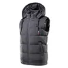 Gilet chauffant électrique à capuche pour hommes, veste en tissu, coussin chauffant thermique USB, vêtements d'extérieur, T-Shirts