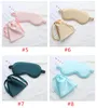 Faux Silk Sova Eye Mask med väska Portable Travel Sova Masker Cover EyePatch Blindfold Eyeshade Relax Patch Shade Light Pad