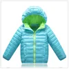 Meninos sólidos para baixo casaco para crianças jaqueta de inverno hoodies casacos menino parkas snowsuit de algodão outerwear 5 6 7 8 ano 210413