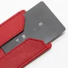 2021 Carte de carte en cuir de voiture pour Tesla Modèle 3 y Accessoires de couverture de protection Black Red Keychain Fob Case Model3 Three254F