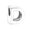 FIT Orijinal Pandora Charms Bilezik 925 Ayar Gümüş Alfabe Mektubu A-Z Boncuk Kralen DIY Takı Yapımı Için Berloque
