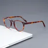 Mode solglasögon ramar varumärkesdesigner glasögon ram kvinnors runda glasögon för män retro optisk recept ögonframe