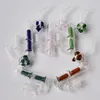 Mini Szkło Szafa Palnik olejny Mały Dym SHISHA Dyosabilne Rury szklane Ash Catchers Bong Pszczoła Kształt Percolater Tobacco Bubbler Rura wodna z 14mm męskiej miski