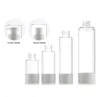 30 50 ML Empty Plastic Airless Spray Bottle Transparent Cosmetic Vacuum Pump Bottle Cream Perfume Essential Oil Container