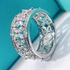 zircon designer Diamond ring women valentine's day gift wedding rings