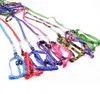 New 1.0*120cm Dog Harness Leashes Nylon Printed Adjustable Pet Dog Collar Puppy Cat Animals Accessories Pet Necklace Rope Tie Collar