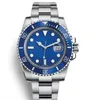 U1 Factory 5a Luxury Mens Klockor 116610ln 116610 Automatisk mekanisk Sapphire Glass Ceramic Bezel Rostfritt 40mm Män Klocka