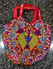 المرأة حقائب اليد حقائب اليد الهندية المزرجة التطريز الأزياء اليدوية النسيج الزفاف هدية خمر banjara حزب أكياس ladi