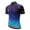 2024 Licht Blau Sommer Pro Radfahren Jersey Atmungsaktive Team Racing Sport Fahrrad Shirt Herren Kurze Fahrrad Kleidung J1