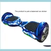 Decalque de pele protetora para esportes de ação ao ar livre skate para 6,5 polegadas auto Ncing Board Scooter Hoverboard adesivo 2 rodas elétricas C8376898