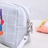 Bolsas de armazenamento Bolsa cosmética de desenho animado com zíper cactus llama impressão de grandes viagens a beleza de beleza kit de beleza lavagem