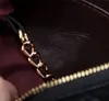 أزياء غير رسمية Ladie Handbag Wallet Black Diamond Chain Messenger Bag Designer Lambiar Lambskin Linggee الكتف Messenge Bag LAD204T
