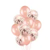 1set joyeux anniversaire décoration ballons rose or lettre feuille ballons enfants adultes fête d'anniversaire décorations Globos anniversaire 211216