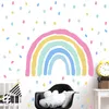 Stickers muraux arc-en-ciel chambre d'enfant maternelle autocollants amovibles PVC papier peint auto-adhésif décoration étanche Peel Stick bricolage Art Decor