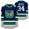 MThr Heritage 2020 Whalers Night Hockey Jersey Aho Nino Niederreiter Brett Pesce Andrei Svechnikov Julien Gauthier Reimer