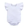 0-2 ans nouveau-né volants body bébé enfant fille coton barboteuse couleurs bonbon tenues Roupas de bebe 210413