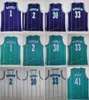 Men Vintage Tyrone 1 Muggsy Bogues Jerseys Larry 2 Johnson Dell 30 Curry Alonzo 33 Mourning Glen 41 Rice Basketball