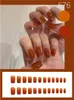 Fashion 24 pcs Set False Nail for Women Girls Tips Blooming Recyclable Fake Nails Accessories Manicure Tools1403764