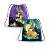 Halloween Kordelzug Taschen Party Gnome Candy Bundle Mund Rucksack Dekoriert Geschenke Tasche Sack Kordelzug Tasche Beutel Süßigkeiten Wraps Festliche Lieferungen 6 Teile/satz B7799