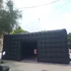 NY ARRIVER Black 8x8x3 8m Black Cube Tent uppblåsbar kubik Marquee House Square Party Cinema Building Customized292G