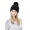 Beanie/Skull Caps Beanie Bonnets For Women Protective Hairstyle Silky Stretch Satin Knitted Hat Losse Warm Nursing Silk Bonnet Winter Delm22