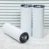 USA Warehouse 25pc/canecas de caixa reta 20 oz de sublimação copo em branco Canecas de aço inoxidável