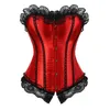 corset en dentelle jaune