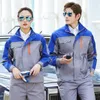 Long Sleeve Work Clothes Suit Mens Womens Wear-resistant Customized Auto Repair Labor Protection Factory Workshop Tracksuit Tracksuits2024