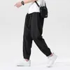 Zomer nieuwe Koreaanse mode losse harem joggers casual heren lichtgewicht comfortabele coole coole casual anklellengte broek 4xl 5xl 210412