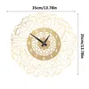アクリルSurah Al Ikhlas壁掛け時計イスラム書道イスラムギフトEIDギフトラマダン装飾イスラムの贅沢な壁時計210401