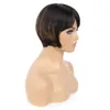 Short Human Brazilian Hair Wigs In 4 Colors 1B 99J 4# 1B/30# Capless Bob Wig Perruques De Cheveux Humains RQY4330