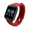 Wholesale montre intelligente id116 plus bracelet bracelets d'oxymètre d'impulsion 1.44inch Fitness Tracker Cardiature Compteur de la fréquence cardiaque Bande de moniteur de moniteur pour iPhone Android Téléphone