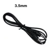 Black 35mm Silverplated Connectors Male To Male AUX o Cable for Speaker Phone Headphone MP3 MP4 DVD CD ect a515841495