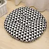 Round Shape 2 Storlek Sittkudde Silk Core Bomull Polyester Tatami Pillow Hem Dekoration Bil Mjuk soffa