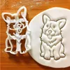 3 Type 3 pièces/ensemble mignon Corgi chien en forme d'emporte-pièces moule ustensiles de cuisine ustensiles de cuisson bricolage outil gâteau décoration outils