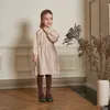Bebe enkelibb малыш девушка зима вязание платье красивый винтажный стиль ребенка полная рукав вязать вечеринка носить весеннюю одежду 211231