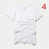 T-shirt en coton pour hommes d'été col rond en bambou à manches courtes demi-couleur unie haut mince 210420