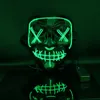 Halloween Light Up Mask Led Neon Purge Face 4Modes Changeable Christmas Carnival Masquerade Cosplay Party S For Men Women Lamy3669268